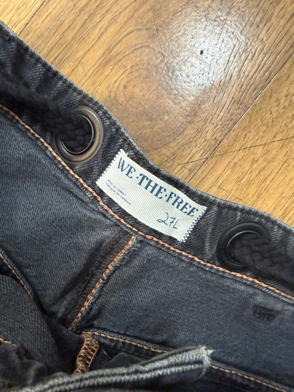 We the Free — Free People Moxie Barrel Black Size 27 L - Picture 4 of 7